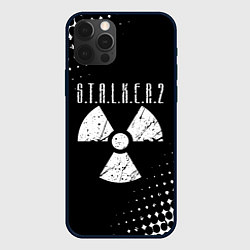 Чехол для iPhone 12 Pro Stalker: Shadow of Chernobyl радиоактивность, цвет: 3D-черный