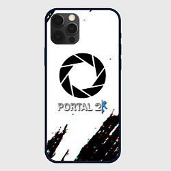 Чехол для iPhone 12 Pro Portal 2 краски валв, цвет: 3D-черный