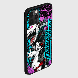 Чехол для iPhone 12 Pro Monokuma - fan art, цвет: 3D-черный — фото 2