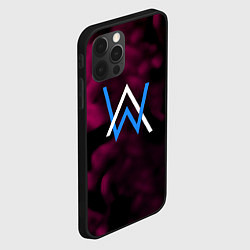 Чехол для iPhone 12 Pro Алан Волкер огенный стиль градиент, цвет: 3D-черный — фото 2