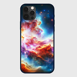 Чехол для iPhone 12 Pro The cosmic nebula, цвет: 3D-черный