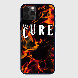 Чехол для iPhone 12 Pro The Cure red lava, цвет: 3D-черный