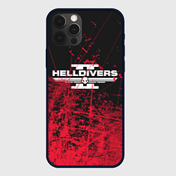 Чехол для iPhone 12 Pro Helldivers 2: Red Blood, цвет: 3D-черный
