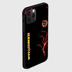 Чехол для iPhone 12 Pro Serious Sam game storm, цвет: 3D-черный — фото 2