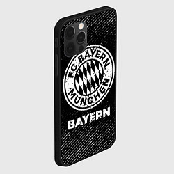 Чехол для iPhone 12 Pro Bayern с потертостями на темном фоне, цвет: 3D-черный — фото 2