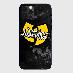 Чехол для iPhone 12 Pro Wu tang clan logo, цвет: 3D-черный