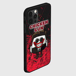 Чехол для iPhone 12 Pro Chicken gun clown, цвет: 3D-черный — фото 2