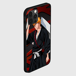 Чехол для iPhone 12 Pro Ичиго Куросаки из Блича, цвет: 3D-черный — фото 2