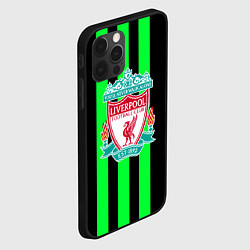 Чехол для iPhone 12 Pro Liverpool line green, цвет: 3D-черный — фото 2