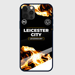 Чехол для iPhone 12 Pro Leicester City legendary sport fire, цвет: 3D-черный