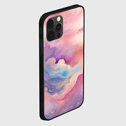 Чехол для iPhone 12 Pro Нежные сказочные облака, цвет: 3D-черный — фото 2