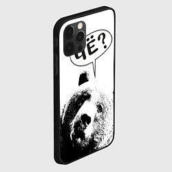 Чехол для iPhone 12 Pro Большая голова медведя с вопросом чё, цвет: 3D-черный — фото 2