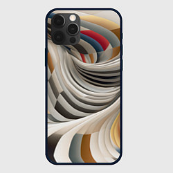Чехол для iPhone 12 Pro Спиральная галактика, цвет: 3D-черный