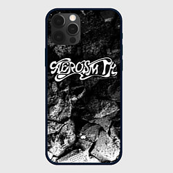 Чехол для iPhone 12 Pro Aerosmith black graphite, цвет: 3D-черный