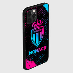 Чехол для iPhone 12 Pro Monaco - neon gradient, цвет: 3D-черный — фото 2