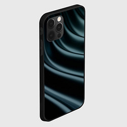 Чехол для iPhone 12 Pro Темная волна, цвет: 3D-черный — фото 2