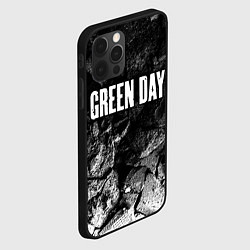 Чехол для iPhone 12 Pro Green Day black graphite, цвет: 3D-черный — фото 2