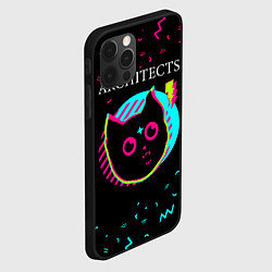 Чехол для iPhone 12 Pro Architects - rock star cat, цвет: 3D-черный — фото 2