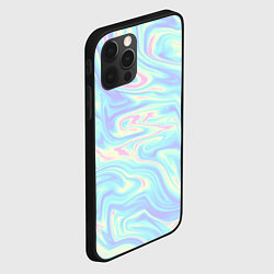 Чехол для iPhone 12 Pro Жидкая абстракция, цвет: 3D-черный — фото 2