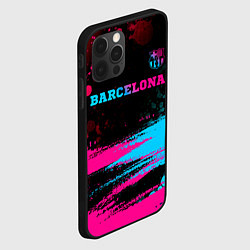Чехол для iPhone 12 Pro Barcelona - neon gradient посередине, цвет: 3D-черный — фото 2