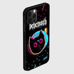 Чехол для iPhone 12 Pro Behemoth - rock star cat, цвет: 3D-черный — фото 2