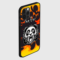 Чехол для iPhone 12 Pro Pink Floyd рок панда и огонь, цвет: 3D-черный — фото 2