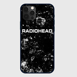 Чехол для iPhone 12 Pro Radiohead black ice, цвет: 3D-черный