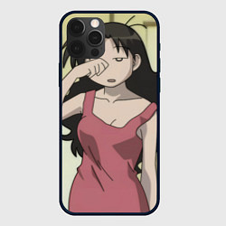 Чехол для iPhone 12 Pro Azumanga Daioh Юкари Танидзаки, цвет: 3D-черный