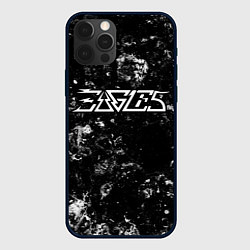 Чехол для iPhone 12 Pro Eagles black ice, цвет: 3D-черный