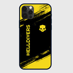Чехол для iPhone 12 Pro Helldivers: Skull Logo, цвет: 3D-черный