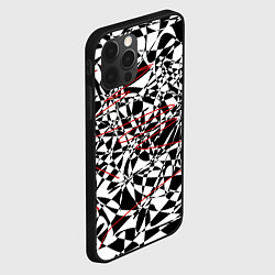 Чехол для iPhone 12 Pro Графика, цвет: 3D-черный — фото 2