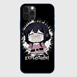 Чехол для iPhone 12 Pro Chibi Megumin Explosion, цвет: 3D-черный