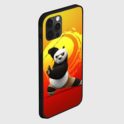 Чехол для iPhone 12 Pro Мастер По - Кунг-фу панда, цвет: 3D-черный — фото 2