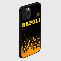 Чехол для iPhone 12 Pro Napoli - gold gradient посередине, цвет: 3D-черный — фото 2