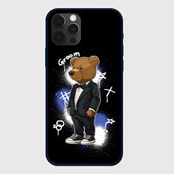 Чехол для iPhone 12 Pro Жених - медведь, цвет: 3D-черный
