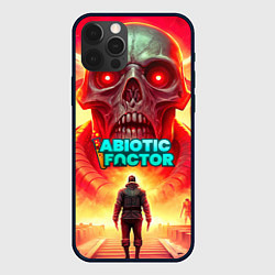 Чехол для iPhone 12 Pro Abiotic Factor монстр с черепом, цвет: 3D-черный