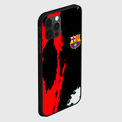 Чехол для iPhone 12 Pro Barcelona fc краски спорт, цвет: 3D-черный — фото 2