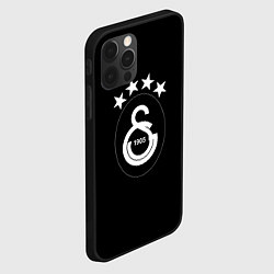 Чехол для iPhone 12 Pro Galatasaray sport, цвет: 3D-черный — фото 2