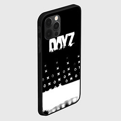 Чехол для iPhone 12 Pro Dayz game pattern logo, цвет: 3D-черный — фото 2