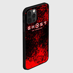 Чехол для iPhone 12 Pro Призрак Тсусимы кровь самурая, цвет: 3D-черный — фото 2