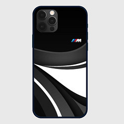 Чехол для iPhone 12 Pro BMW M - монохромный, цвет: 3D-черный