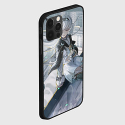 Чехол для iPhone 12 Pro Honkai Star Rail Firefly smile, цвет: 3D-черный — фото 2