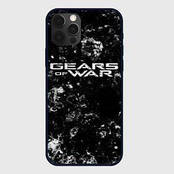 Чехол для iPhone 12 Pro Gears of War black ice, цвет: 3D-черный
