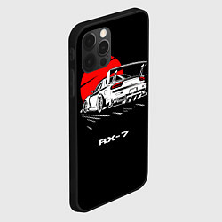 Чехол для iPhone 12 Pro Mazda RX-7, цвет: 3D-черный — фото 2
