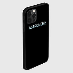 Чехол для iPhone 12 Pro Astroneer logo, цвет: 3D-черный — фото 2