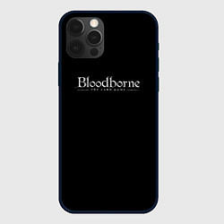 Чехол для iPhone 12 Pro Bloodborne logo, цвет: 3D-черный
