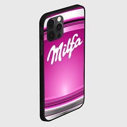 Чехол для iPhone 12 Pro Milfa надпись в стиле шоколадки, цвет: 3D-черный — фото 2