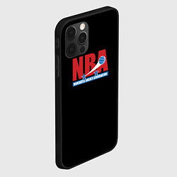 Чехол для iPhone 12 Pro NBA sport basketball, цвет: 3D-черный — фото 2