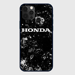 Чехол для iPhone 12 Pro Honda black ice, цвет: 3D-черный