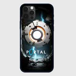 Чехол для iPhone 12 Pro Portal space, цвет: 3D-черный